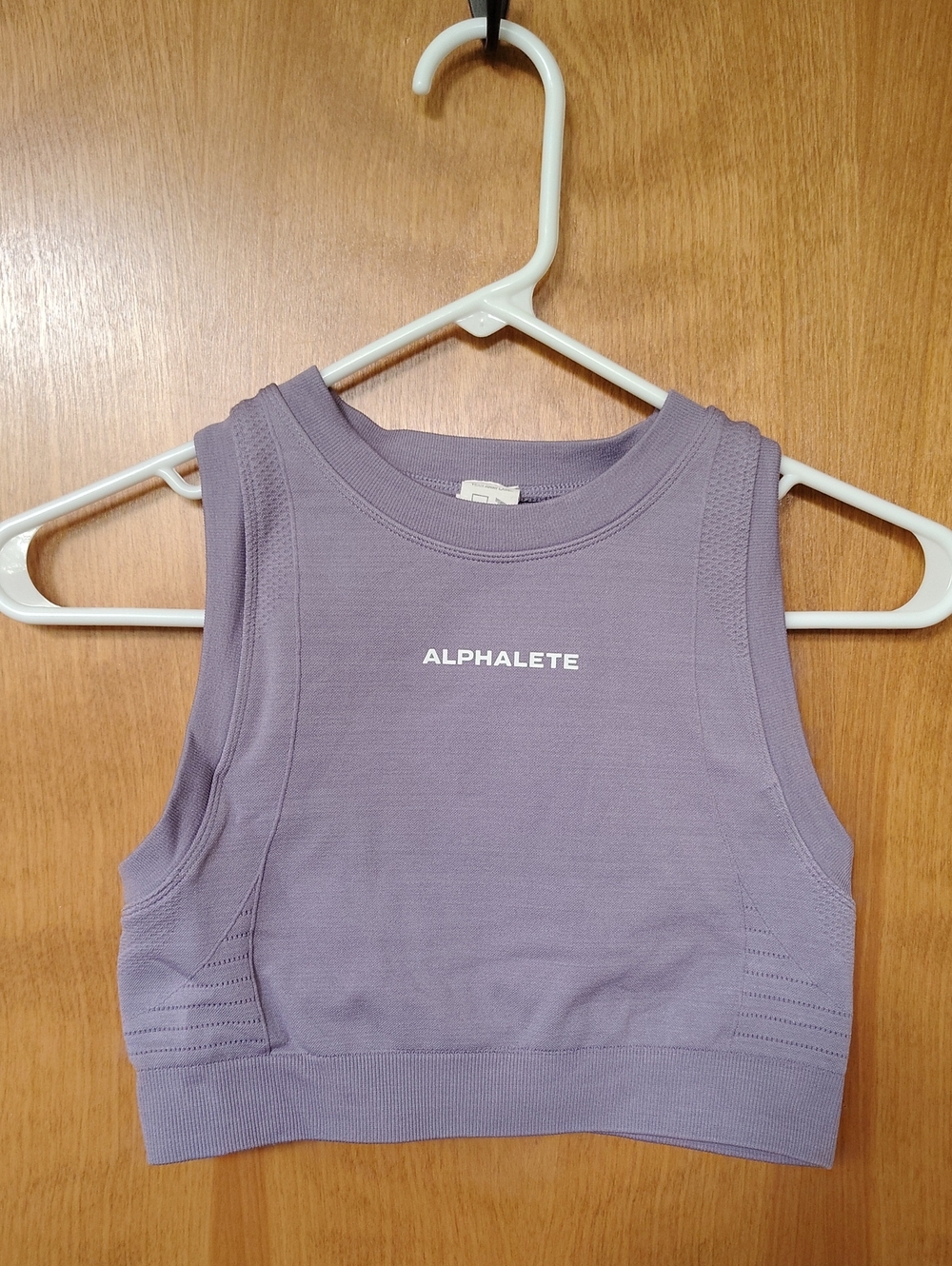 Alphalete Ozone Lavender Crop Bra